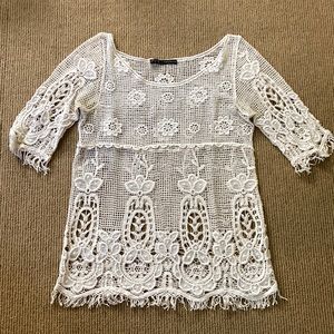 Zara Crochet Minidress